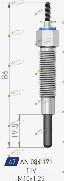 Свеча накаливания A-N PARTS 084 171